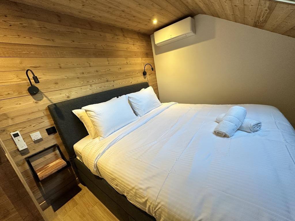 Bedroom with air conditioning
