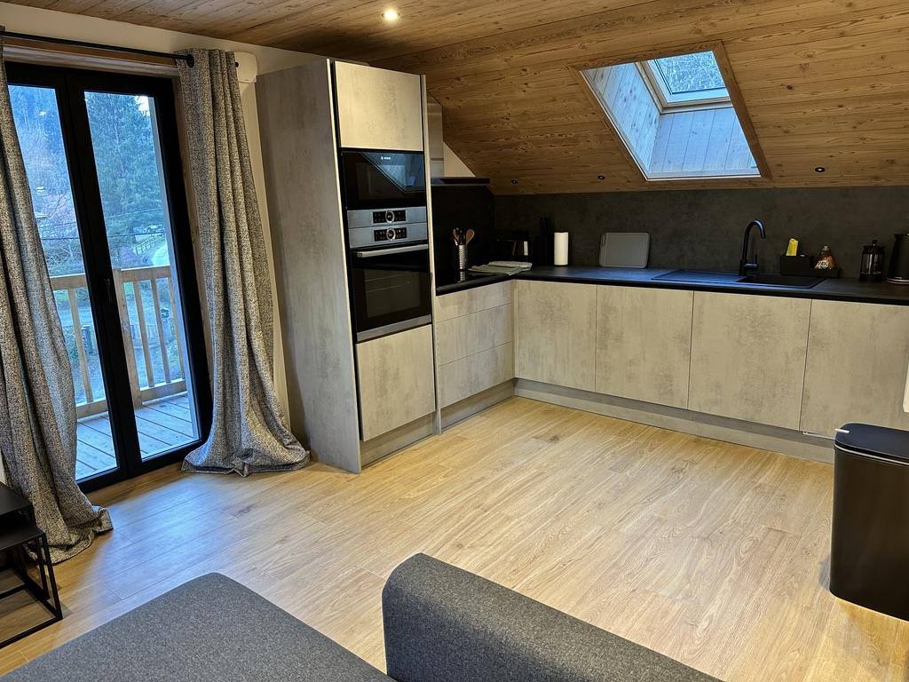 Attic kitchen